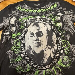 Beetlejuice Men's Or‎ Women's Small Halloween Graphic T Shirt Black Green